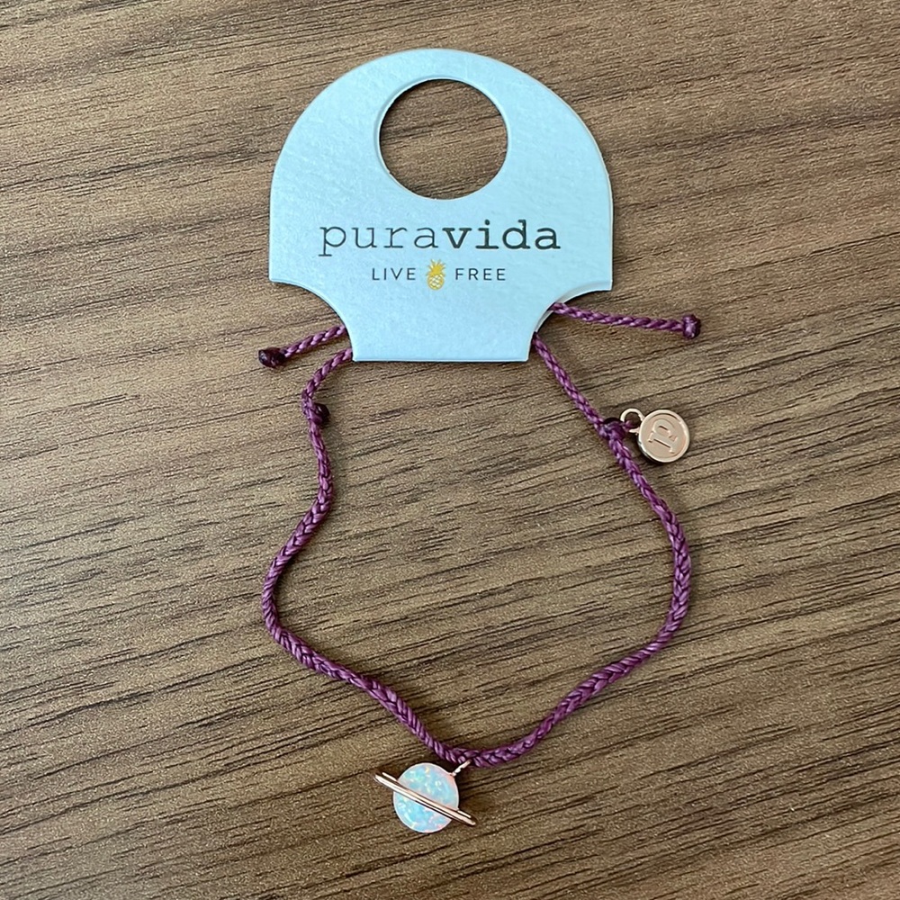 Pura Vida opal Saturn bracelet